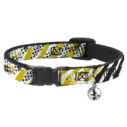 Cat Collar Breakaway - Grunge Tread Yellow