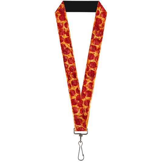 Lanyard - 1.0" - Pepperoni Pizza w Crust Vivid