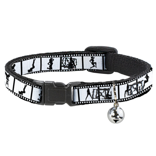 Cat Collar Breakaway - Girls Posing Film Strip White Black