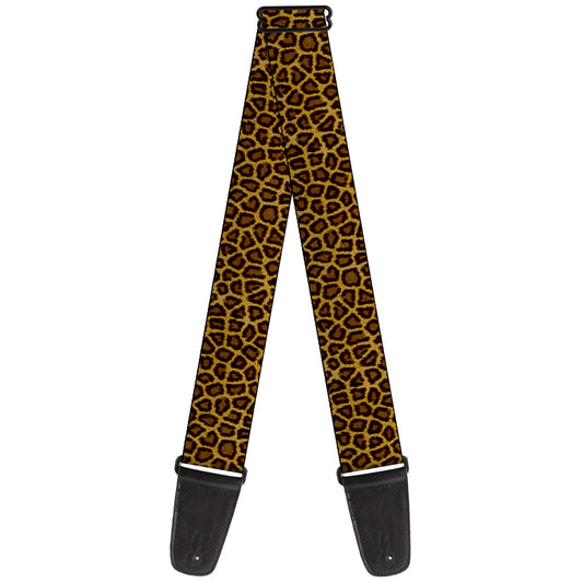 Guitar Strap - Leopard Brown