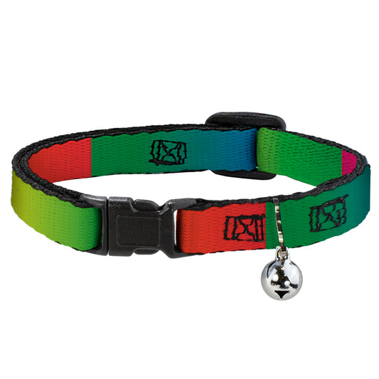 Cat Collar Breakaway - Multi Color Blocks