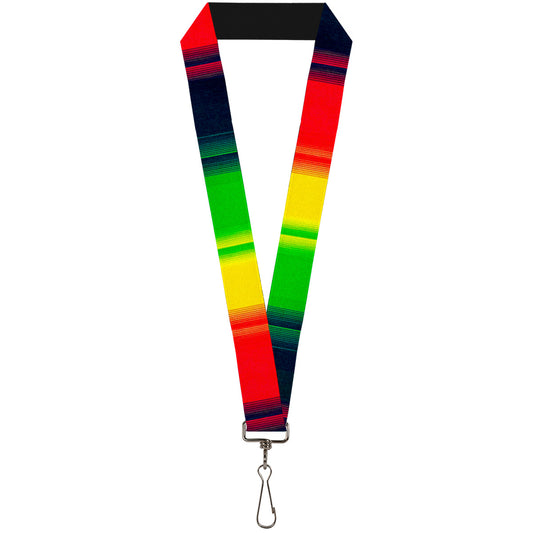 Lanyard - 1.0" - Zarape4 Vertical Rasta