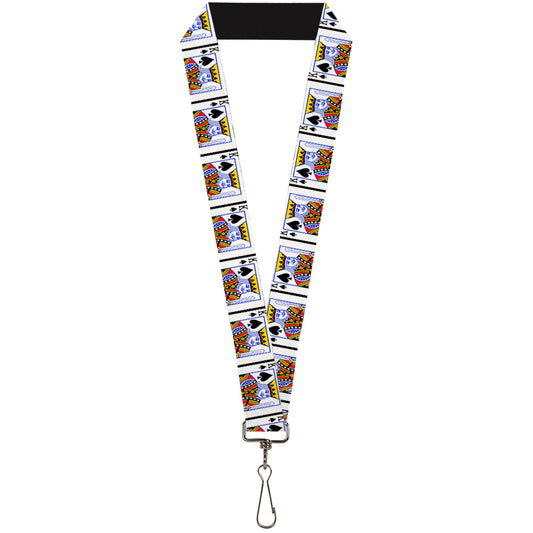 Lanyard - 1.0" - King of Spades