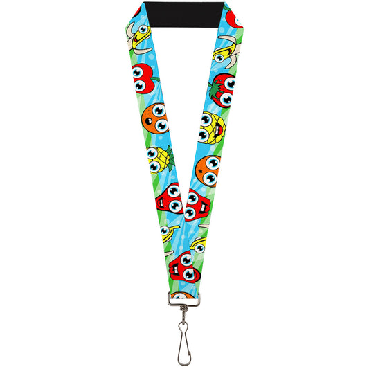 Lanyard - 1.0" - Fruit Cartoon