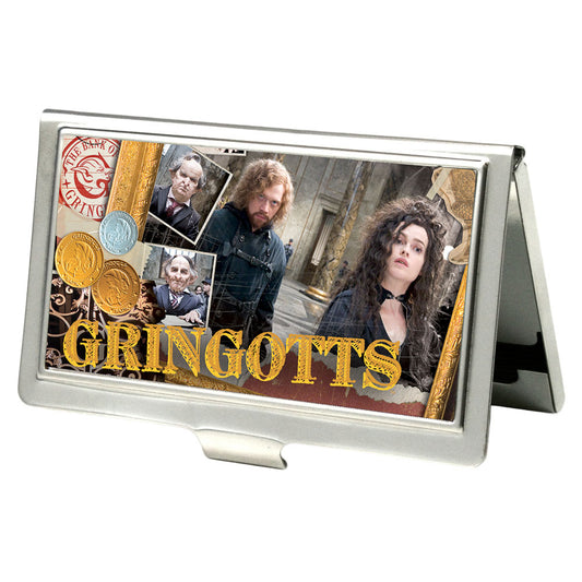 Business Card Holder - SMALL - GRINGOTTS Bank Break-in Scene Goblins "Gragomir" & "Bellatrix" FCG