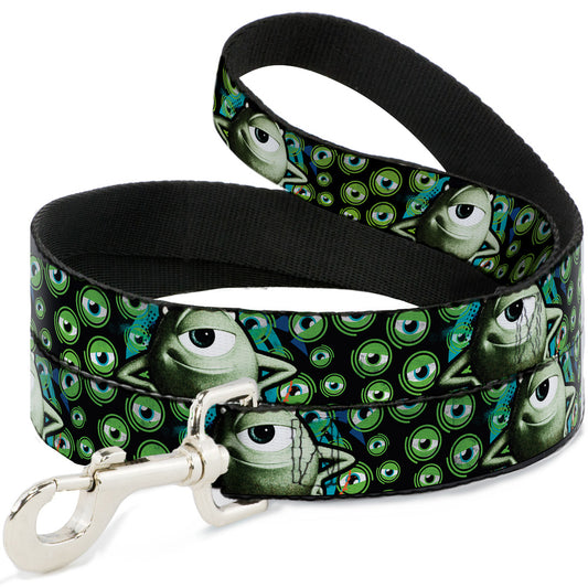 Dog Leash - Mike Poses/Eyeballs Black/Greens