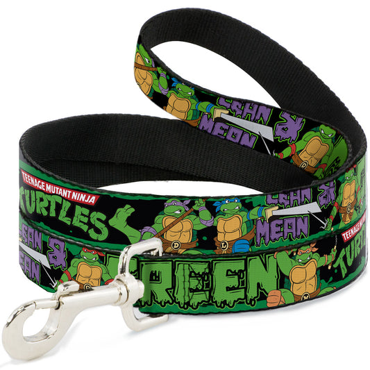 Dog Leash - Classic TMNT Logo/Group Pose5/LEAN MEAN & GREEN