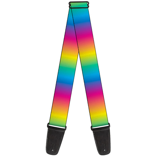 Guitar Strap - Rainbow Ombre
