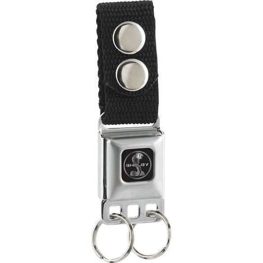 Keychain - SHELBY Tiffany Split Full Color Black White