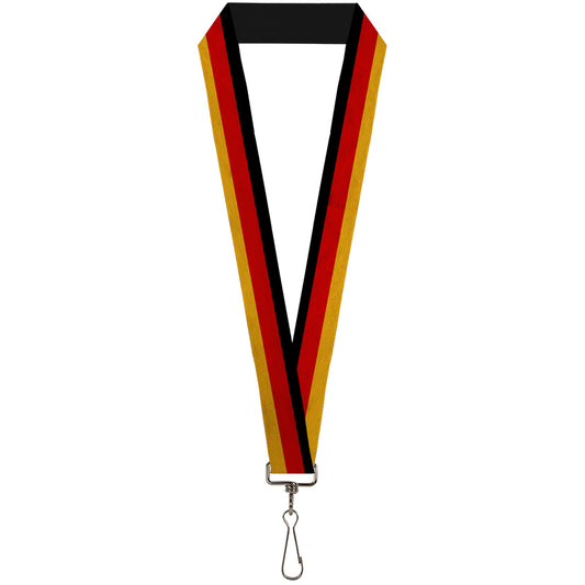 Lanyard - 1.0" - Germany Flag Weathered