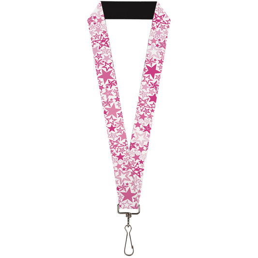 Lanyard - 1.0" - Stargazer White Pink