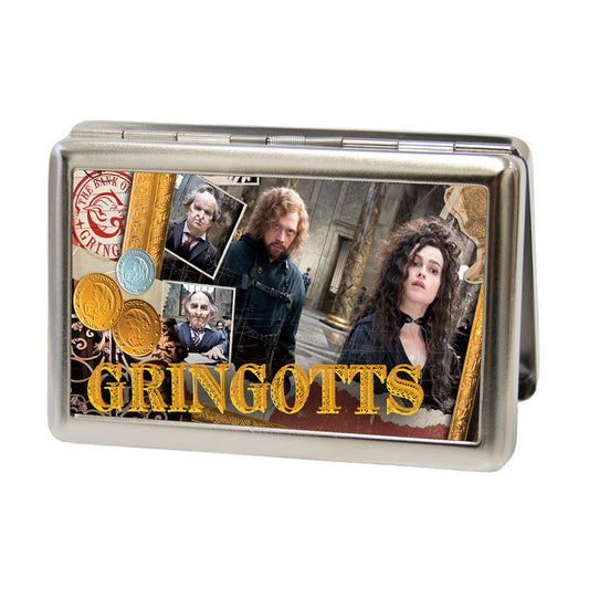 Business Card Holder - LARGE - GRINGOTTS Bank Break-in Scene Goblins "Gragomir" & "Bellatrix" FCG