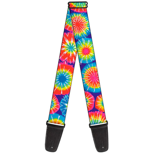 Guitar Strap - 70's Tie Dye